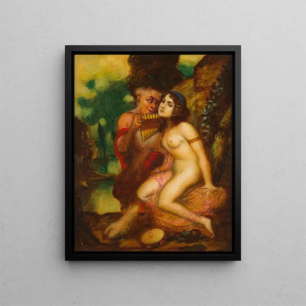Gemälde L'éveil de l'amour - Adolf Frey-Moock | Kunstdruck