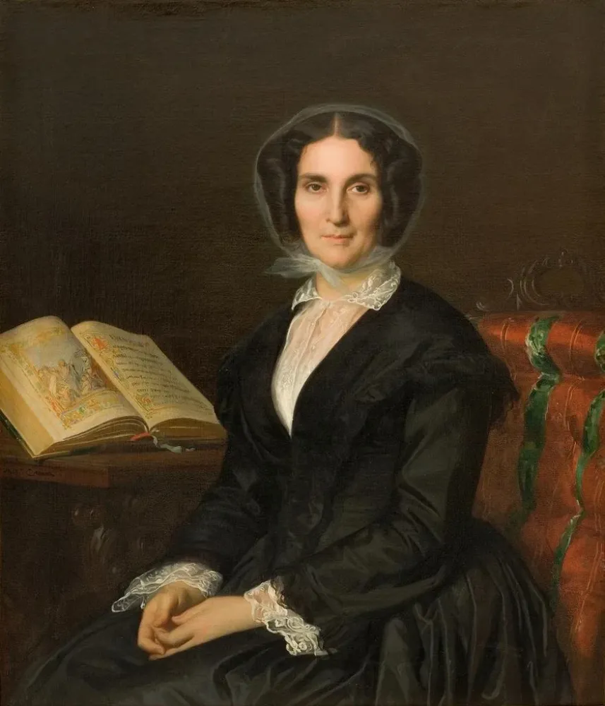 Gemälde Madame Louise Mars - Alexandre Cabanel | Kunstdruck