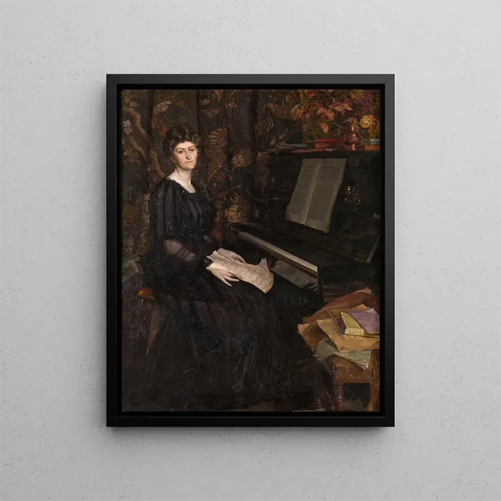 Gemälde Mademoiselle Stevens - Auguste Léveque | Kunstdruck