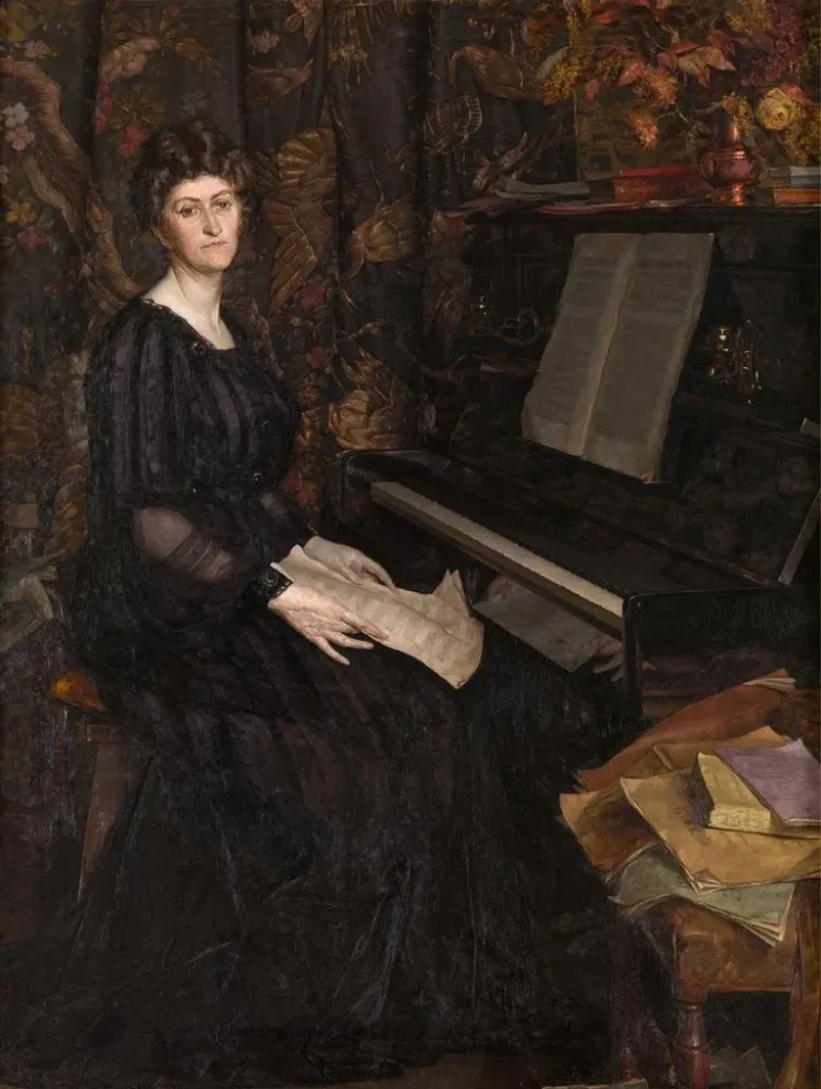 Gemälde Mademoiselle Stevens - Auguste Léveque | Kunstdruck