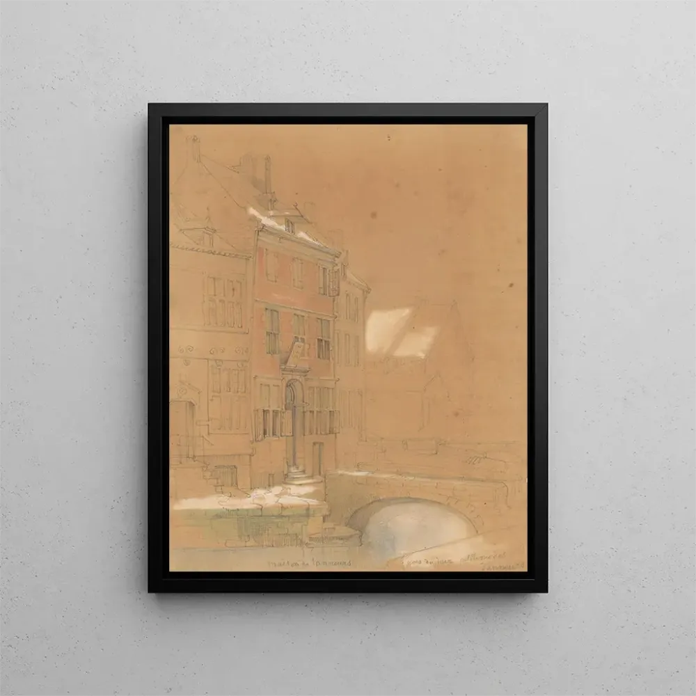 Gemälde Maison des tanneurs à Maastricht - Alexander Schaepkens | Kunstdruck