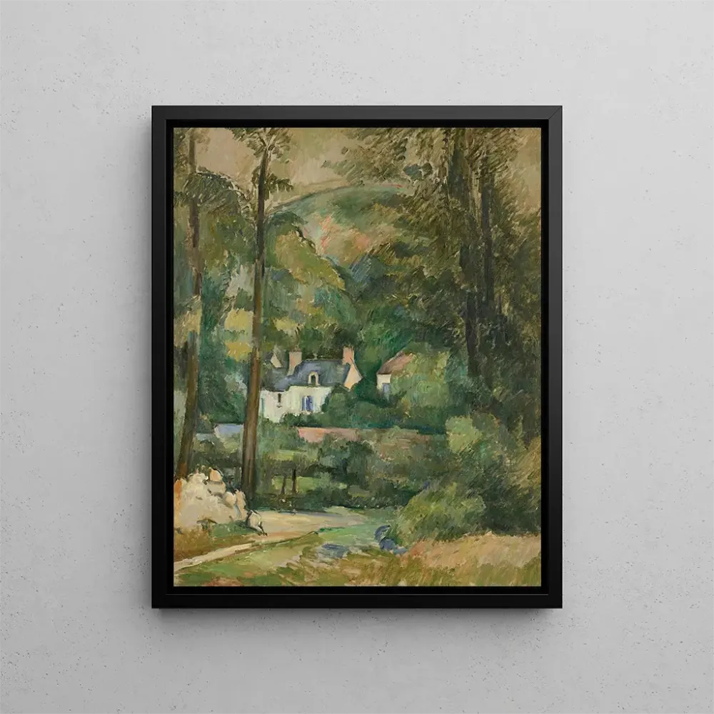 Gemälde Maisons au Chou, Pontoise - Paul Cézanne | Kunstdruck