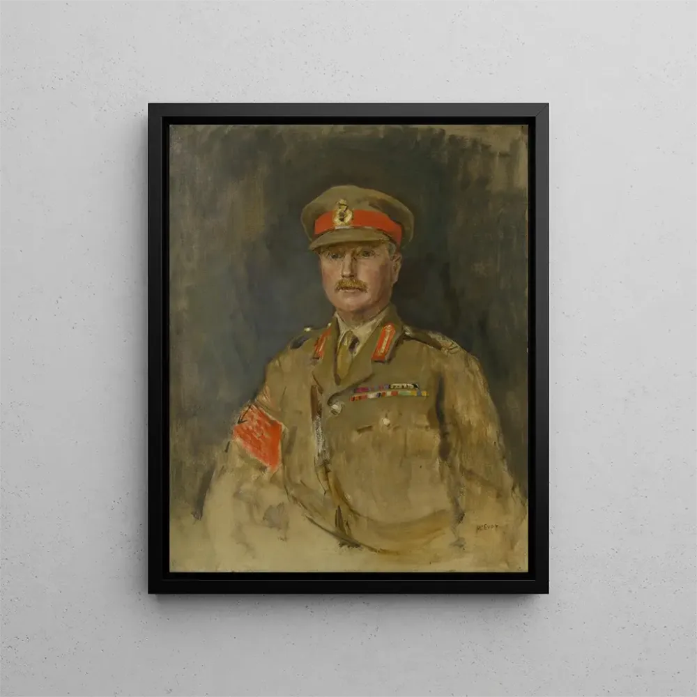 Gemälde Major-général C. E.. Lawrie C.B.. C. M. G.. D. S. O.. - Ambrose McEvoy | Kunstdruck
