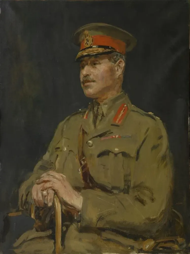 Gemälde Major-général Sir David Mercer K.C.B. Adjudant-général Royal Marine Forces 1916-1920 - Ambrose McEvoy | Kunstdruck