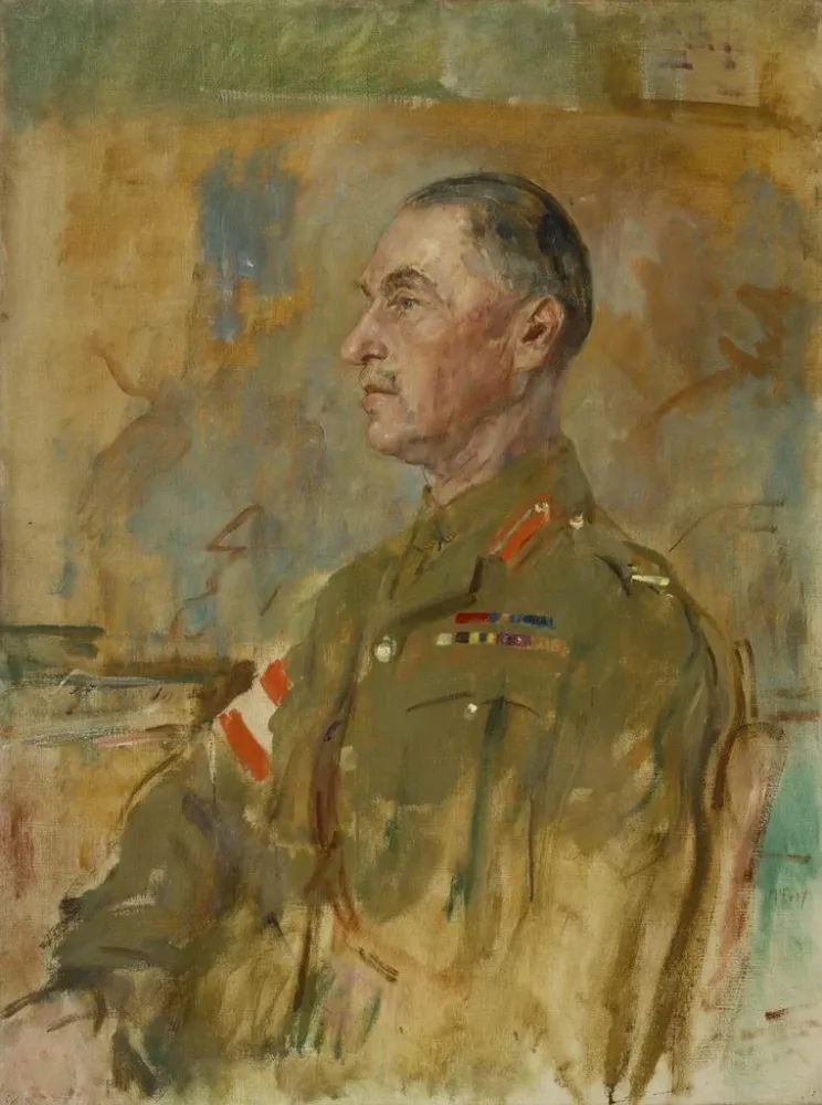 Gemälde Major-général Sir C. D. Shute, K.B.C., C.M.G. - Ambrose McEvoy | Kunstdruck