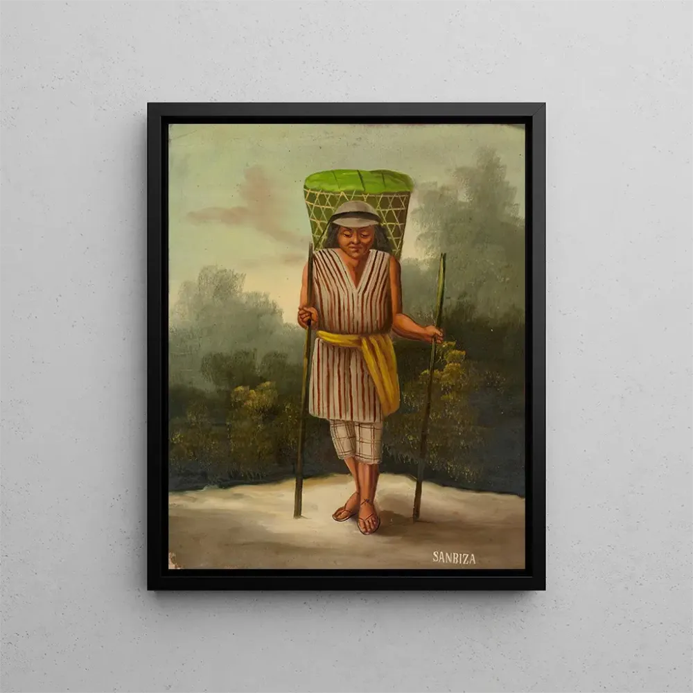 Gemälde Mann von Sanbiza - Anonym | Kunstdruck