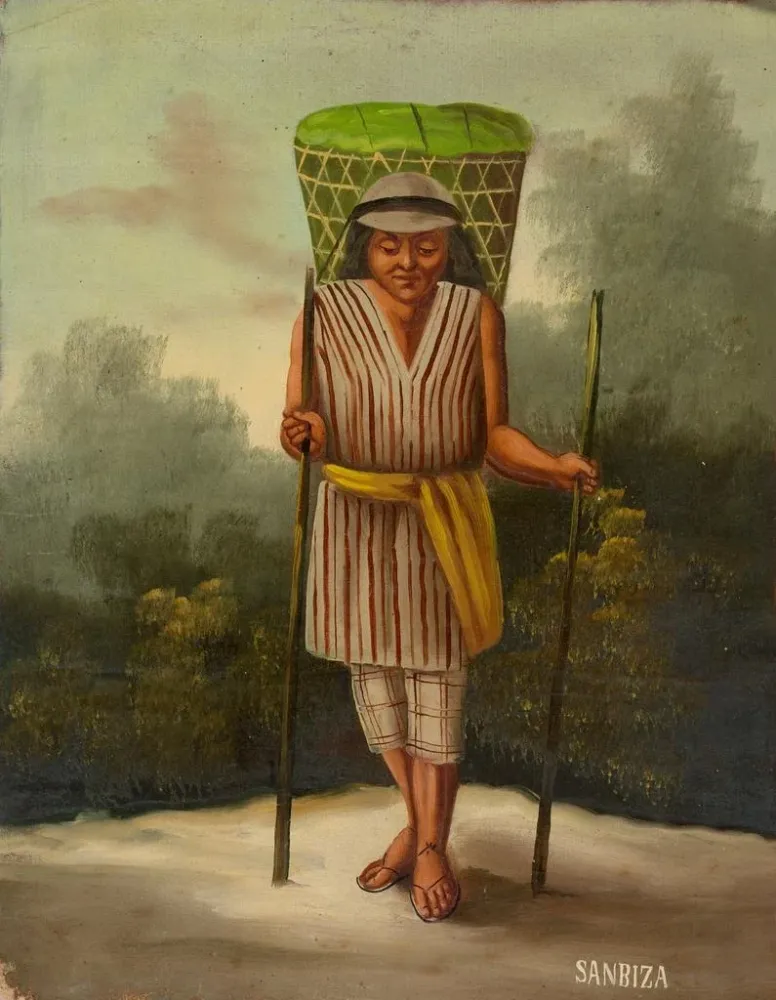 Gemälde Mann von Sanbiza - Anonym | Kunstdruck