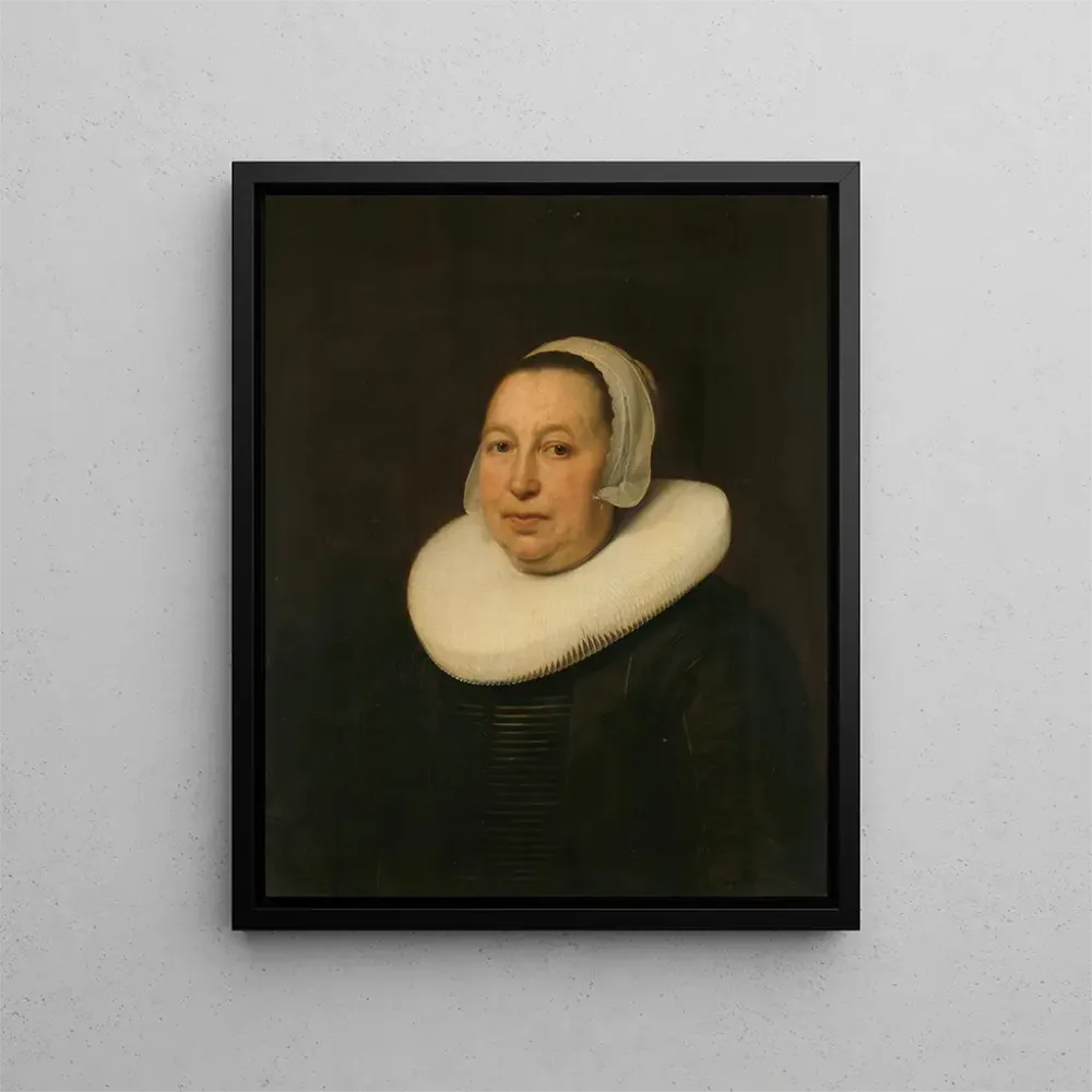 Gemälde Maria Pietersdr de Leest d. 1652 Ehefrau von Samuel van Lansbergen - Bartholomeus van der Helst | Kunstdruck