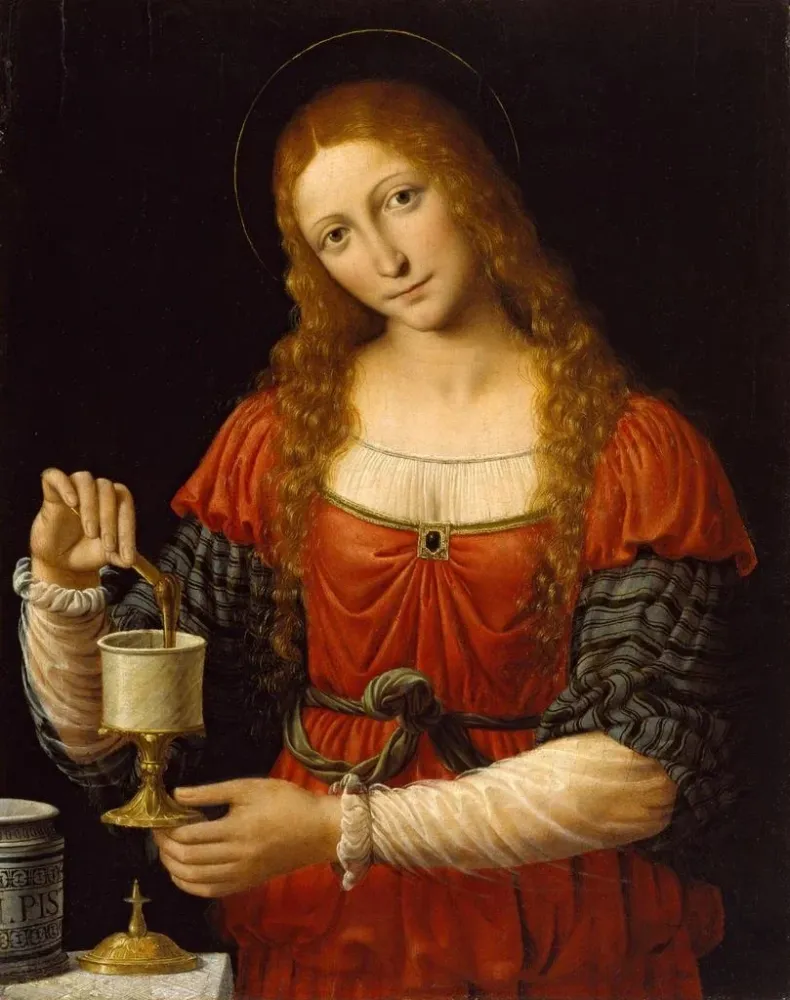 Gemälde Marie-Madeleine - Andrea Solario | Kunstdruck