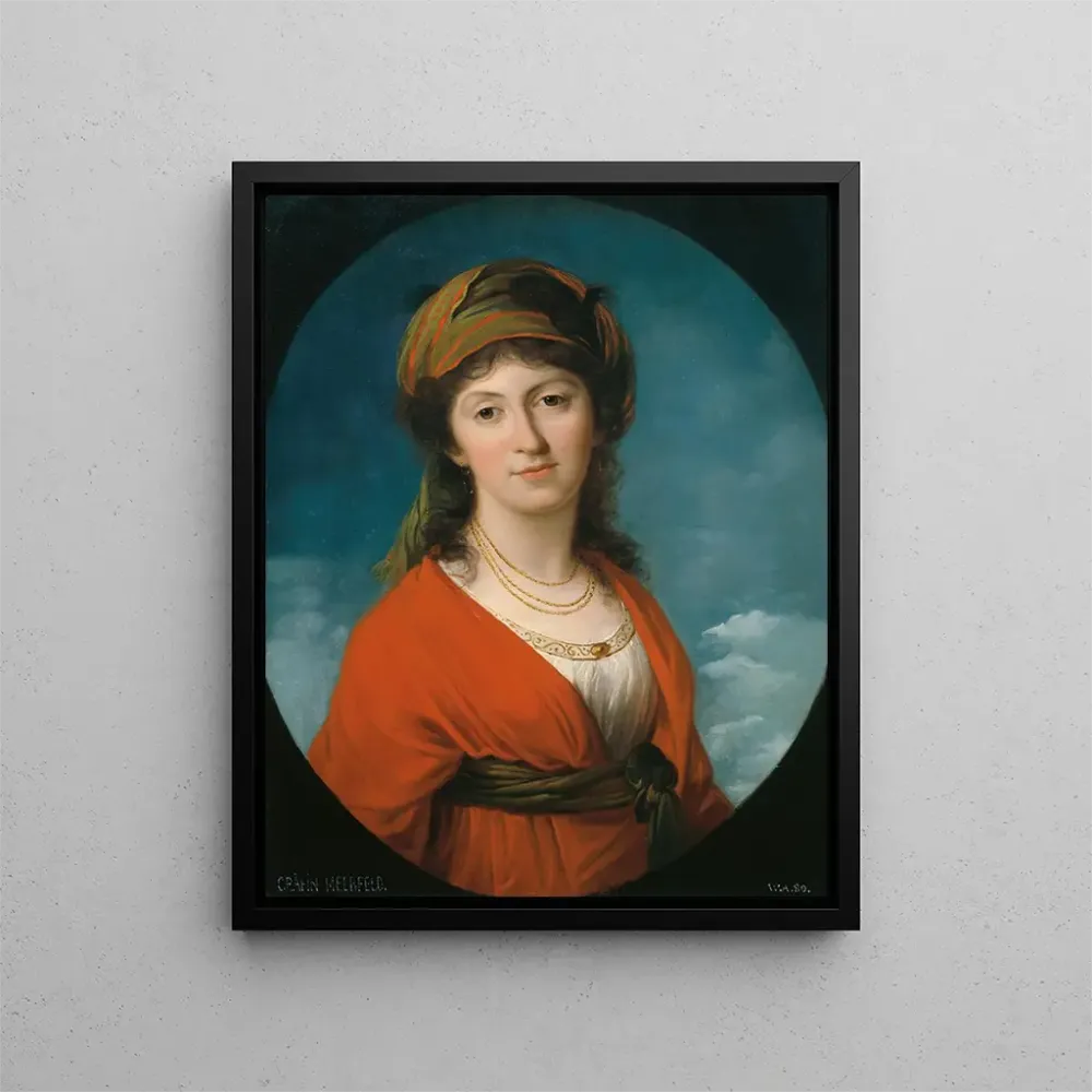 Gemälde Marie-Thérèse Gräfin Meerfeld, geborene Gräfin Dietrichstein - Angelica Kauffman | Kunstdruck