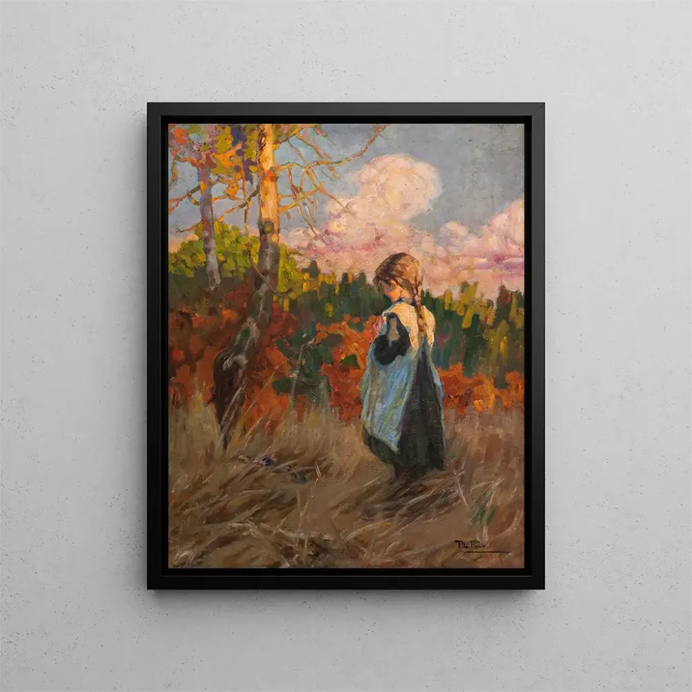 Gemälde Mädchen einem Feld - Alberto Pl. Rubio | Kunstdruck