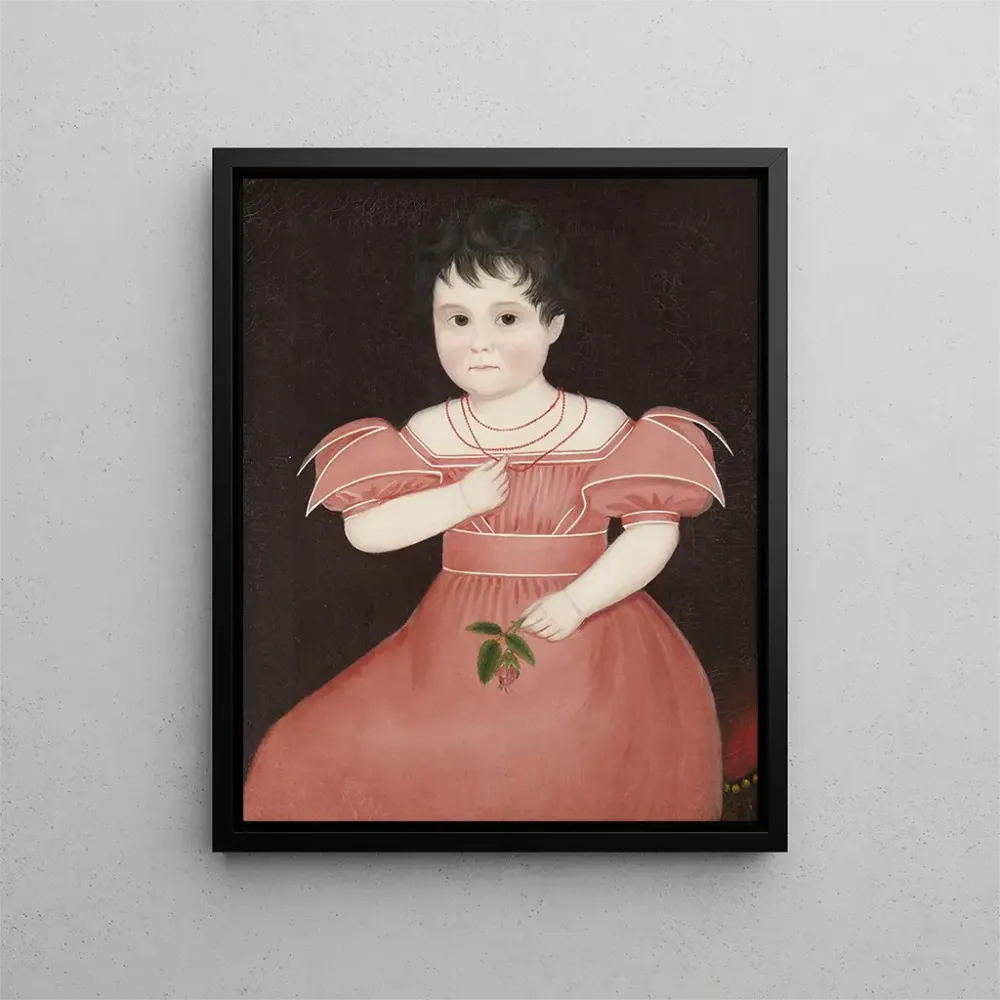Gemälde Mädchen Rosa - Ammi Phillips | Kunstdruck