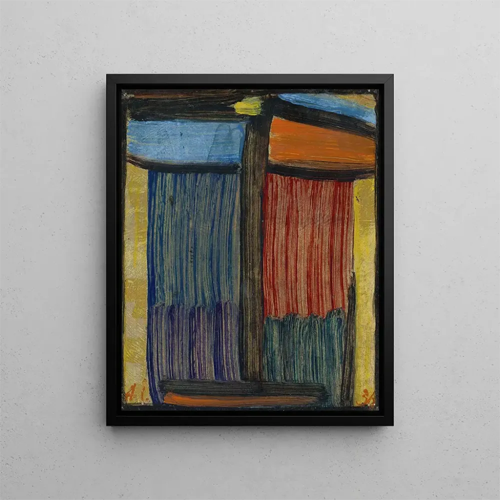 Gemälde Meditation auf goldenem Hintergrund - Alexej von Jawlensky | Kunstdruck