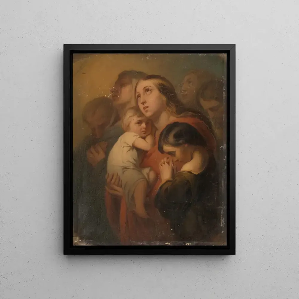 Gemälde Möge dein Reich kommen - Antonie F. Zürcher | Kunstdruck