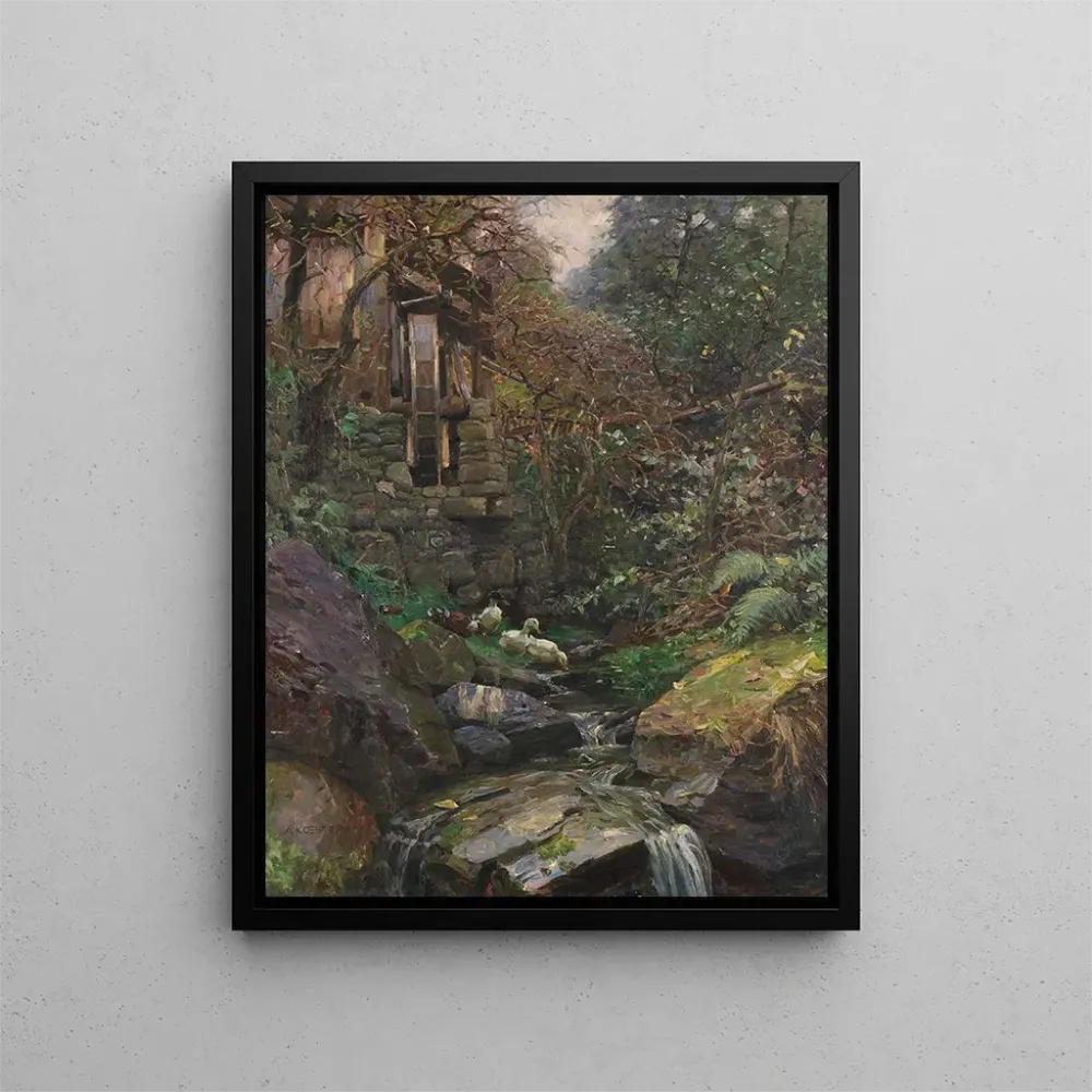 Gemälde Im Mühlengrund - Alexander Koester | Kunstdruck