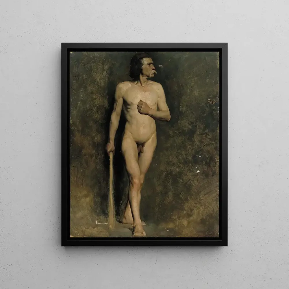 Gemälde Modell männlich - Albert Edelfelt | Kunstdruck