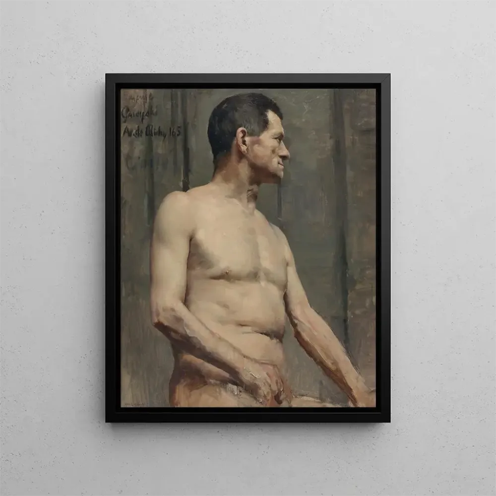 Gemälde Modell männlich nackt - Akseli Gallen-Kallela | Kunstdruck