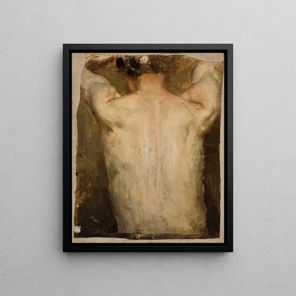 Gemälde Modell weiblich von hinten - Jan Cigliski | Kunstdruck