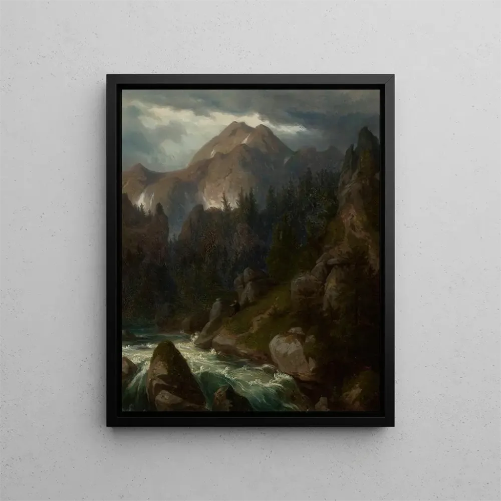 Gemälde Mont Pyszna dans les Tatras - Alfred Schoupp | Kunstdruck
