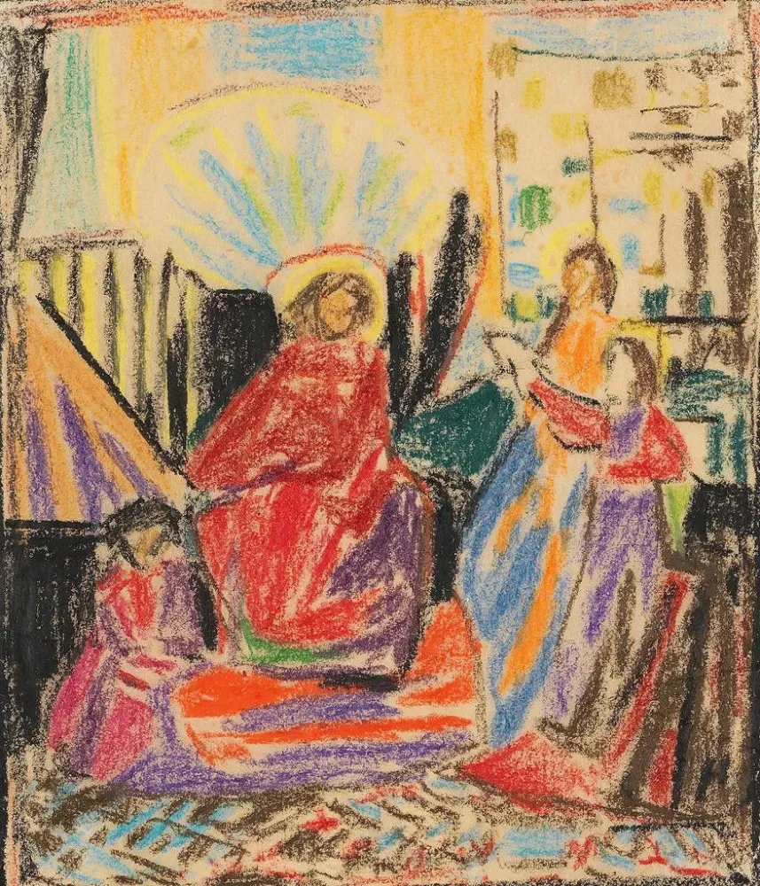 Gemälde Motiv religiös - Adolf Hölzel | Kunstdruck