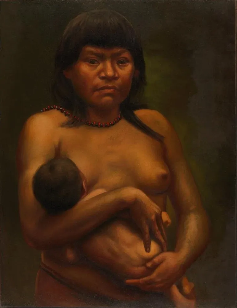 Gemälde Mère d'Anishira - Anonyme | Kunstdruck