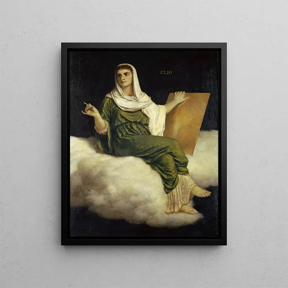 Gemälde La Muse Clio - Arnold Böcklin | Kunstdruck