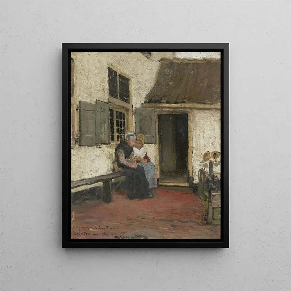 Gemälde Nachbarschaftsgerüchte - Bernardus Johannes Blommers | Kunstdruck