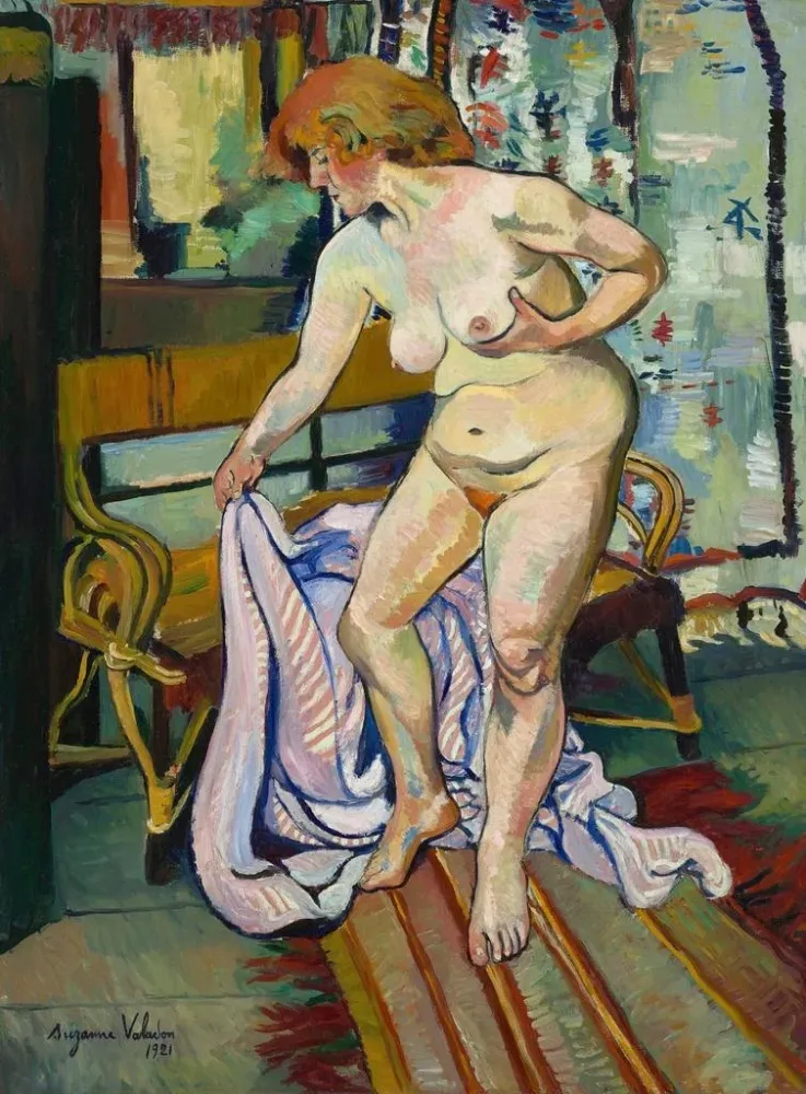 Gemälde Nackt mit Drapierung - Suzanne Valadon | Kunstdruck