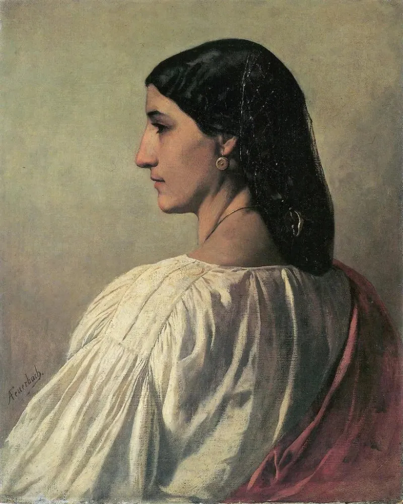 Gemälde Nanna - Anselm Feuerbach | Kunstdruck