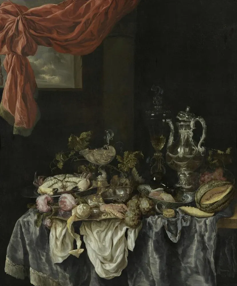 Gemälde Natürliche Schönheit opulente - Abraham van Beijeren | Kunstdruck