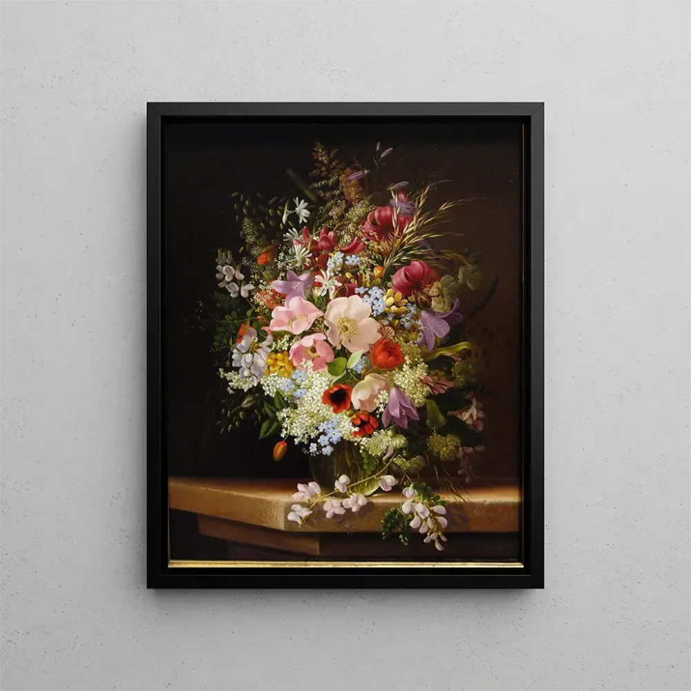 Gemälde Natur stillleben mit Blumen - Adelheid Dietrich | Kunstdruck