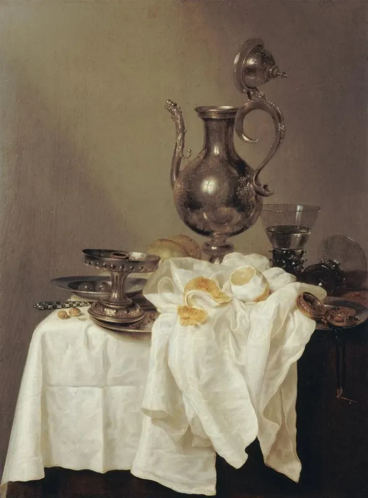Gemälde Naturmorte à laiguère - Willem Claesz Heda | Kunstdruck