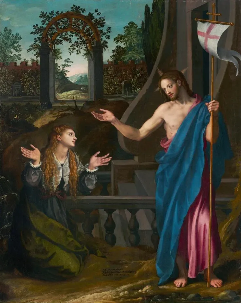 Gemälde Noli me Tangere - Alessandro Allori | Kunstdruck