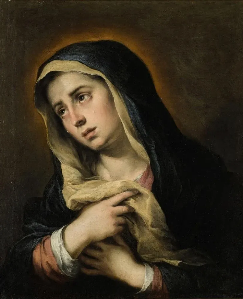 Gemälde Notre-Dame des Douleurs - Bartolomé Esteban Murillo | Kunstdruck