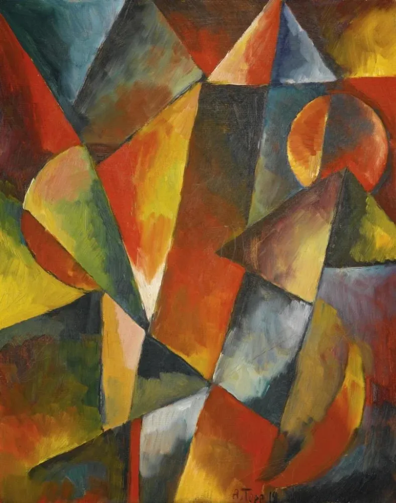 Gemälde Ohne Titel - Arnold Topp | Kunstdruck