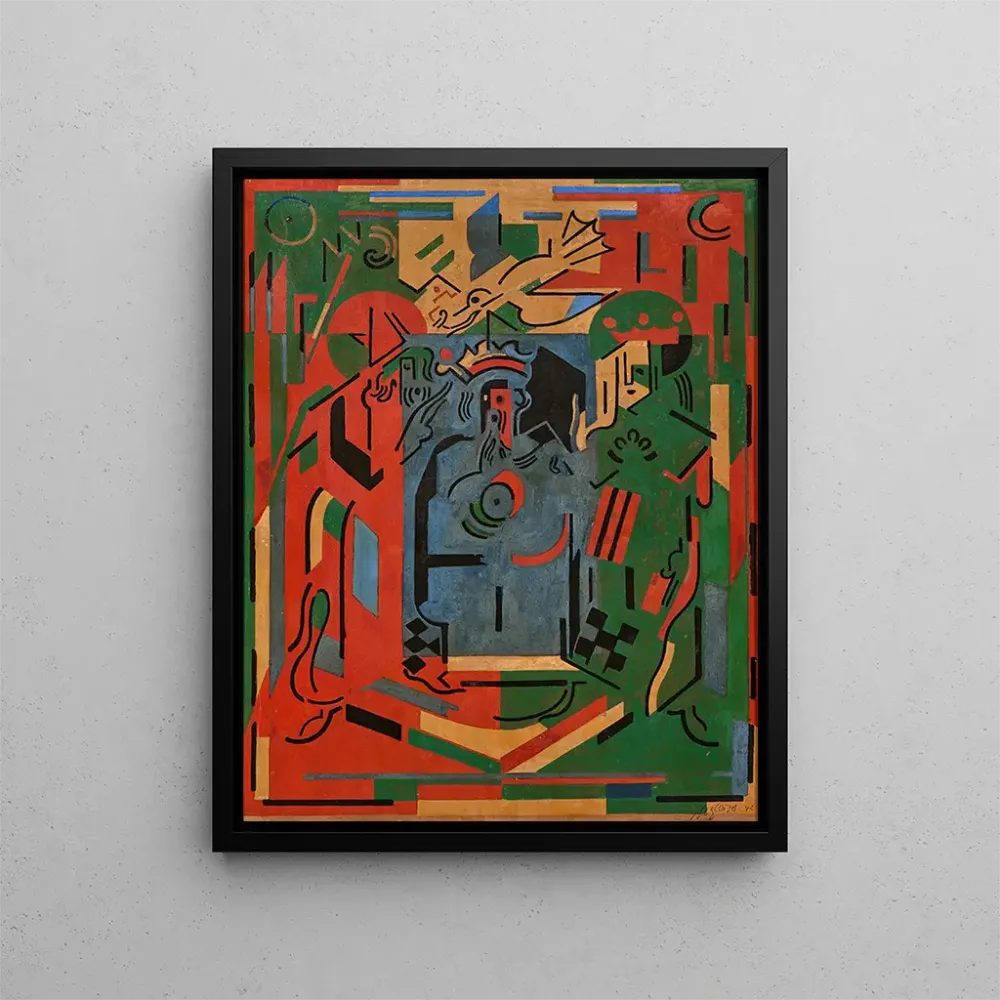 Gemälde im Palais - Albert Gleizes | Kunstdruck