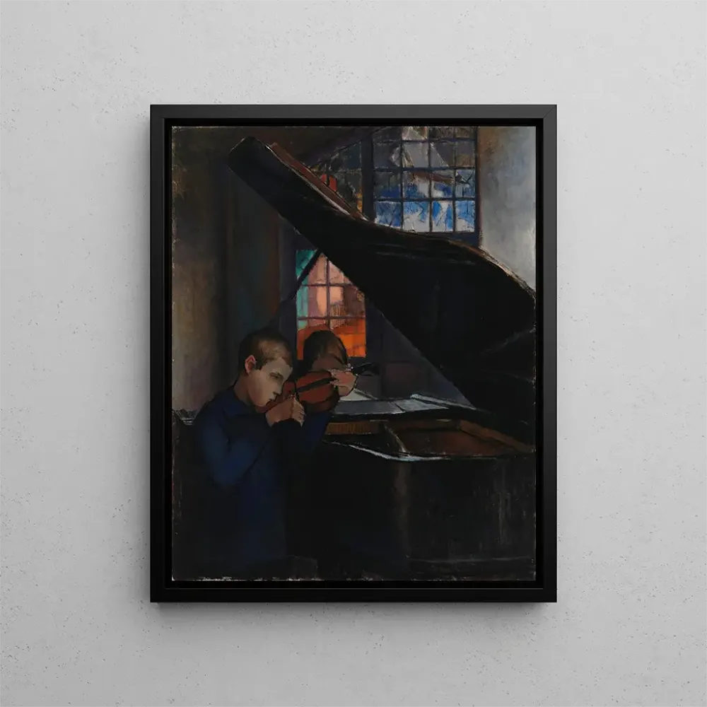 Gemälde Par le Grand Piano - Alvar Cawén | Kunstdruck