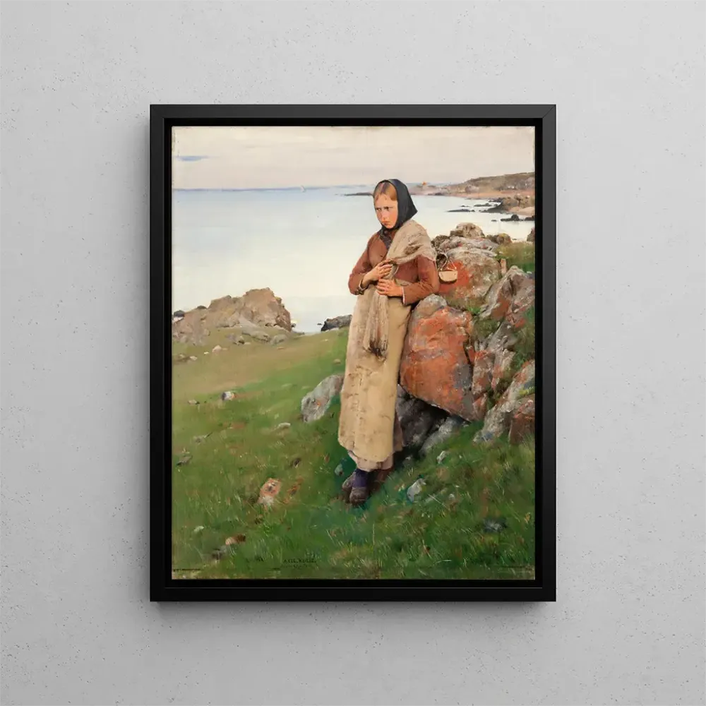 Gemälde Pêcheuse de Skåne - Axel Kulle | Kunstdruck