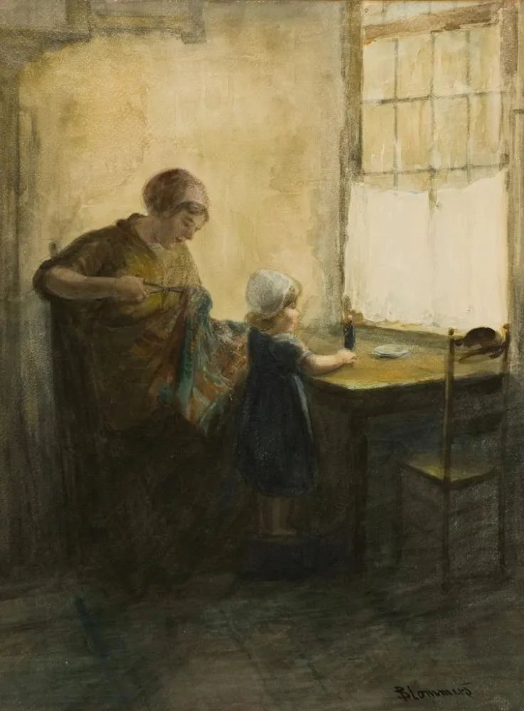 Gemälde Le petit assistant - Bernardus Johannes Blommers | Kunstdruck