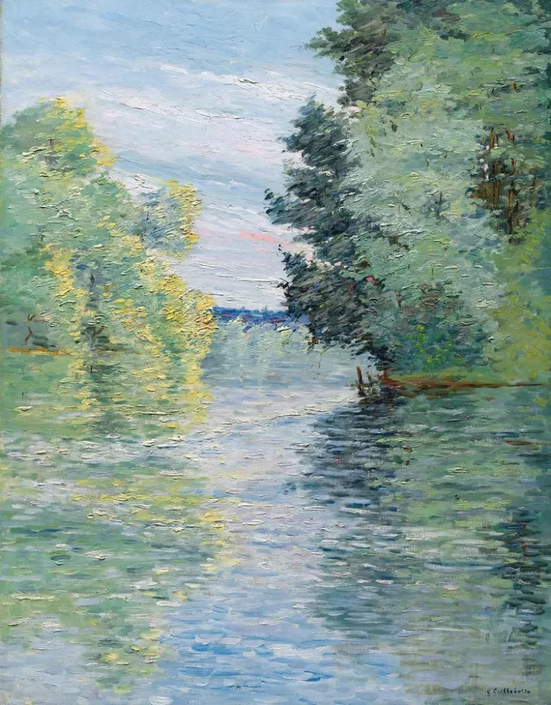 Gemälde Le Petit bras de la Seine à Argenteuil - Gustave Caillebotte | Kunstdruck