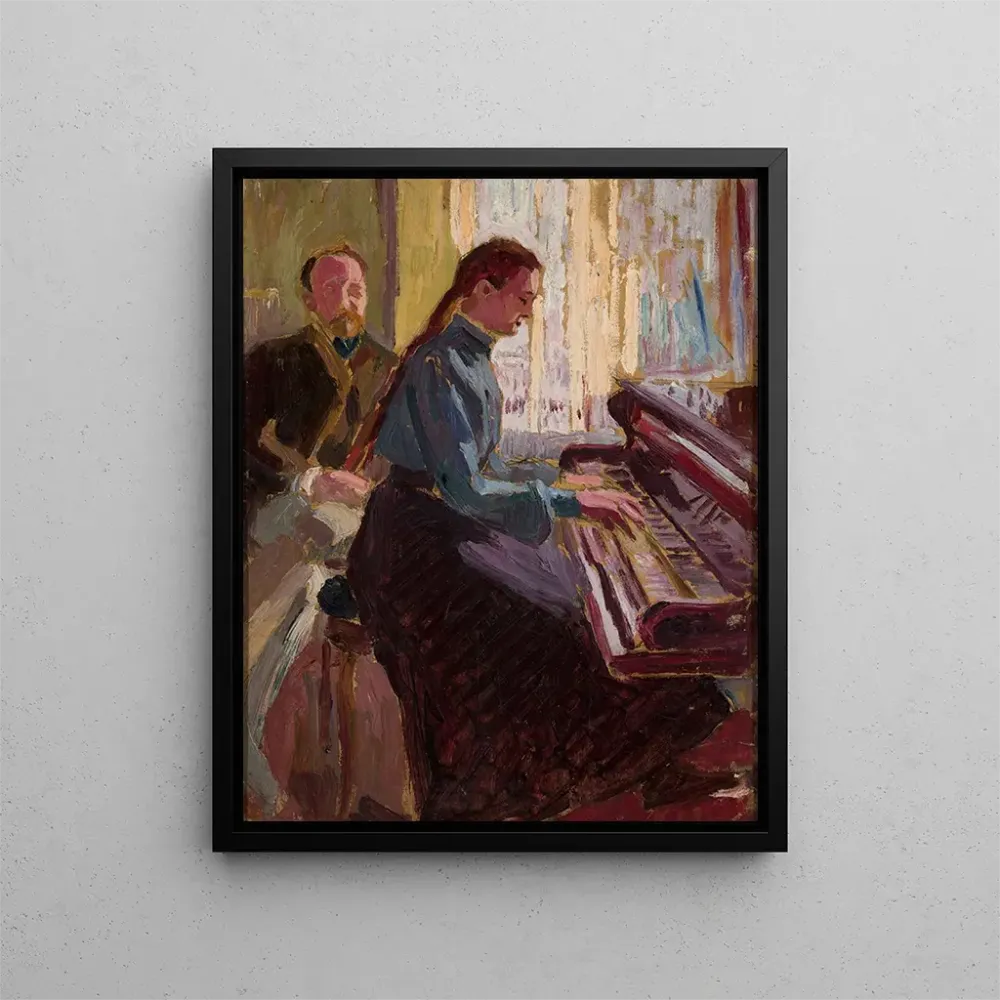 Gemälde Au piano - Aleksy Nowakowski | Kunstdruck