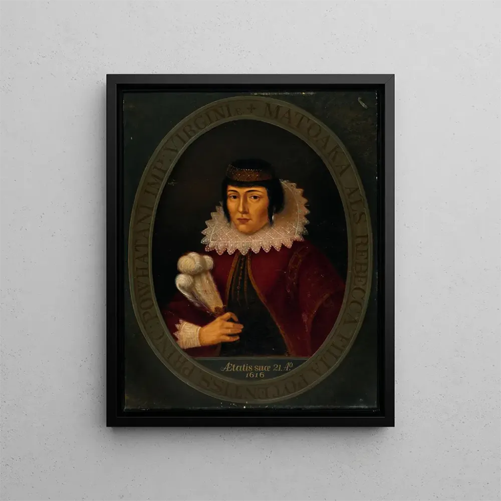 Gemälde Pocahontas - Antonio Zeno Shindler | Kunstdruck