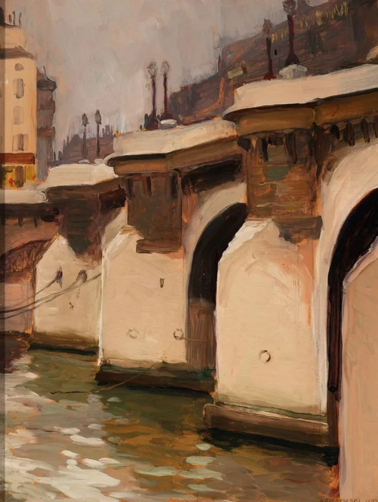 Gemälde Pont Neuf Paris - Aleksander Gierymski | Kunstdruck