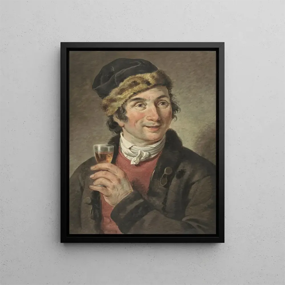 Gemälde Portrait de Adriaan de Lelie mit Mütze - Adriaan de Lelie | Kunstdruck