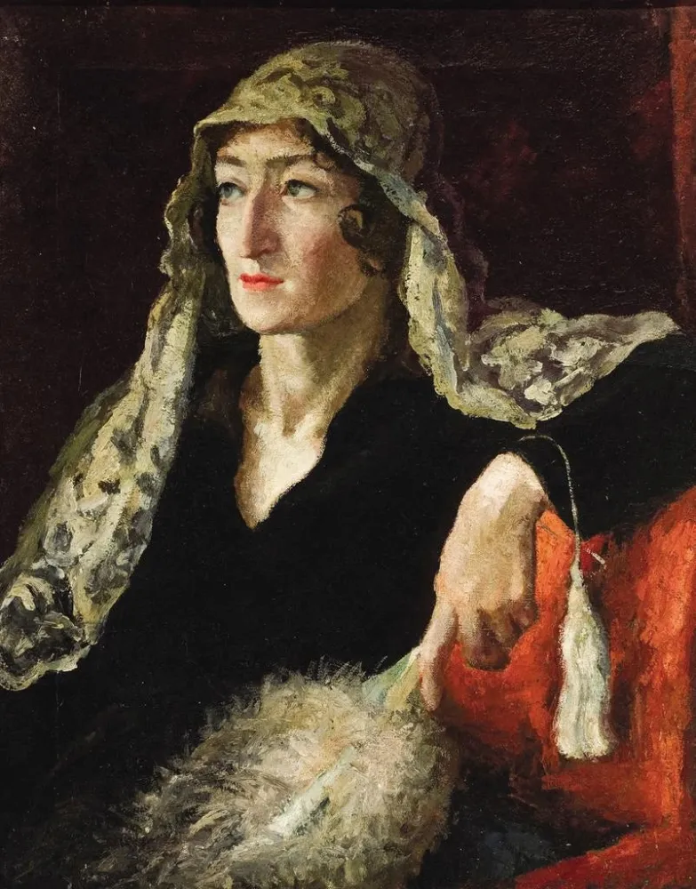 Gemälde Portrait E. T. Barkova - Alexander Aleksandrovich Osmerkin | Kunstdruck