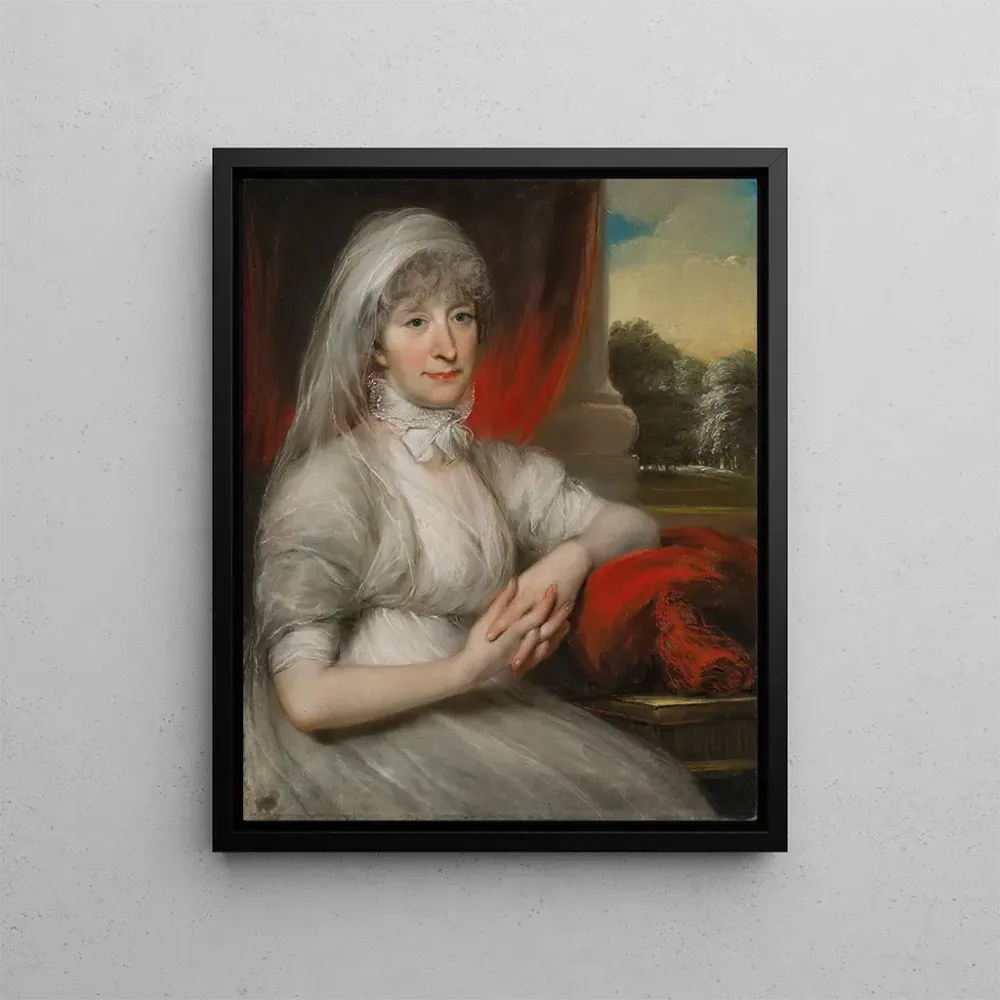 Gemälde Portrait d'Anne Buck (1749 - 1832) d'Ulley Carnaby - John Russell | Kunstdruck