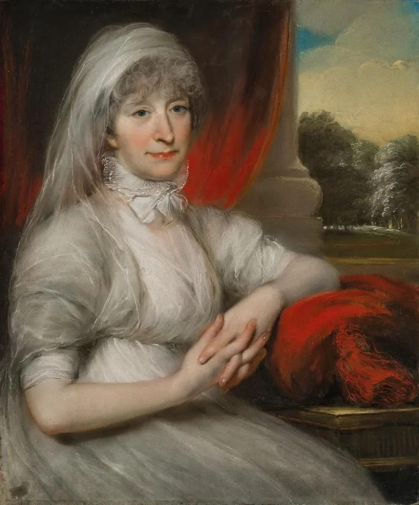 Gemälde Portrait d'Anne Buck (1749 - 1832) d'Ulley Carnaby - John Russell | Kunstdruck