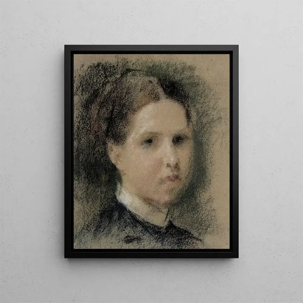 Gemälde Portrait d'Annie Edelfelt - Albert Edelfelt | Kunstdruck