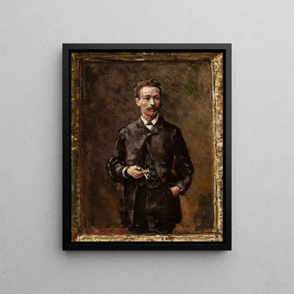 Gemälde Portrait d'Artur Gruszecki croquis - Aleksander Gierymski | Kunstdruck