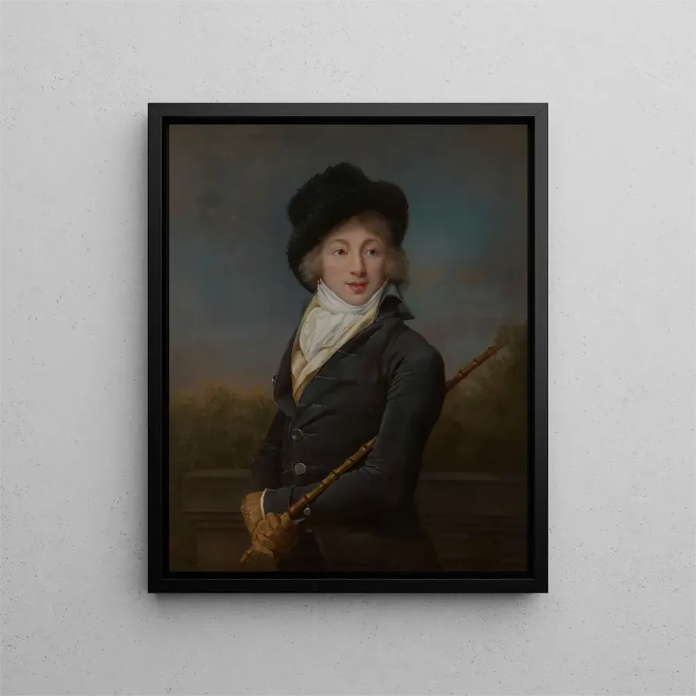 Gemälde Portrait d'Auguste Vestris 1760-1842 danseur français - Adèle Romany | Kunstdruck